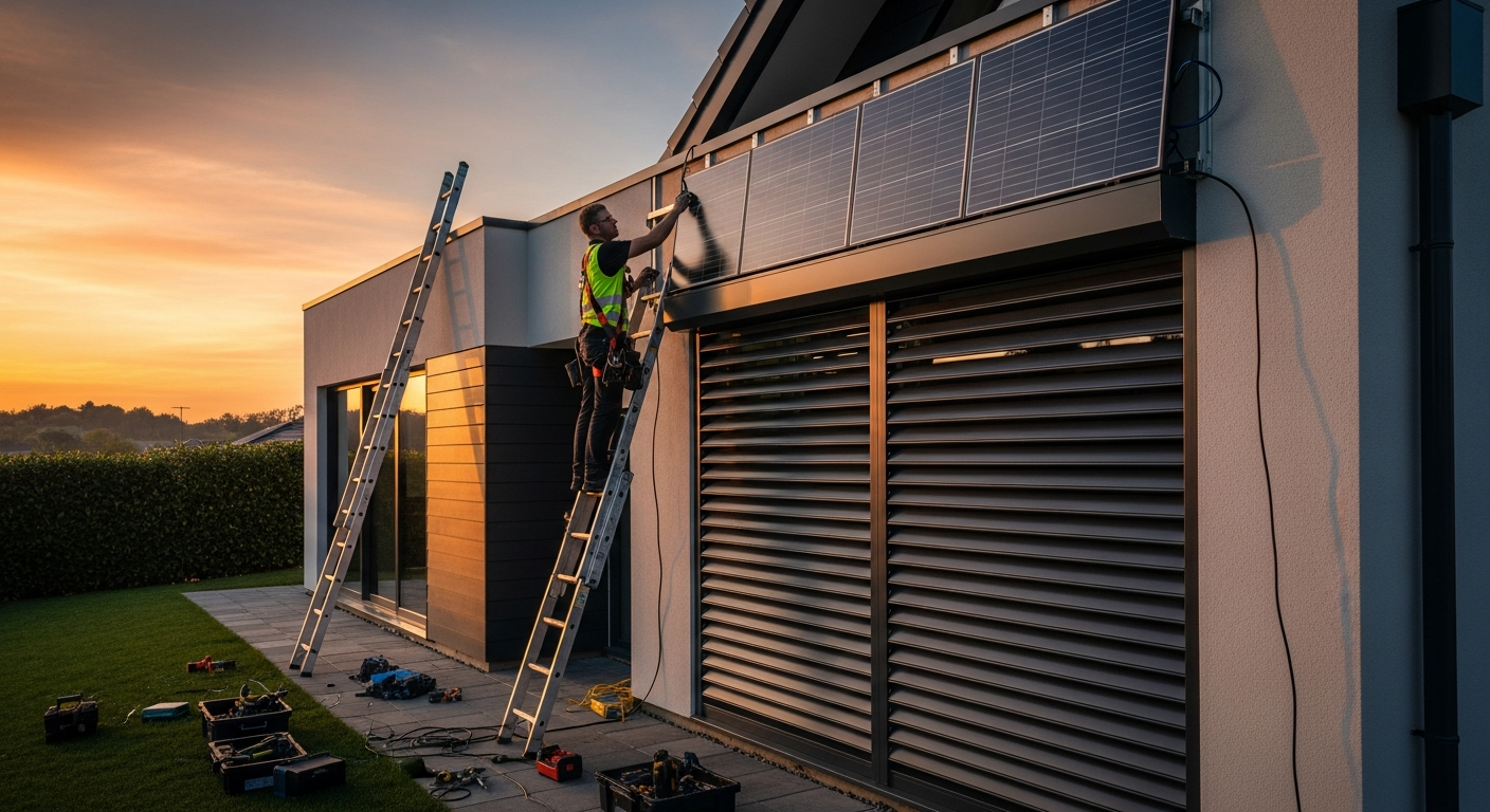 Batterie volet solaire autonomie énergétique